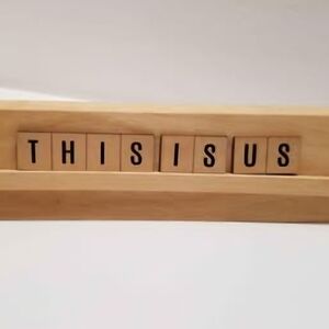 Farmhouse Decor Wooden Letter Block Set